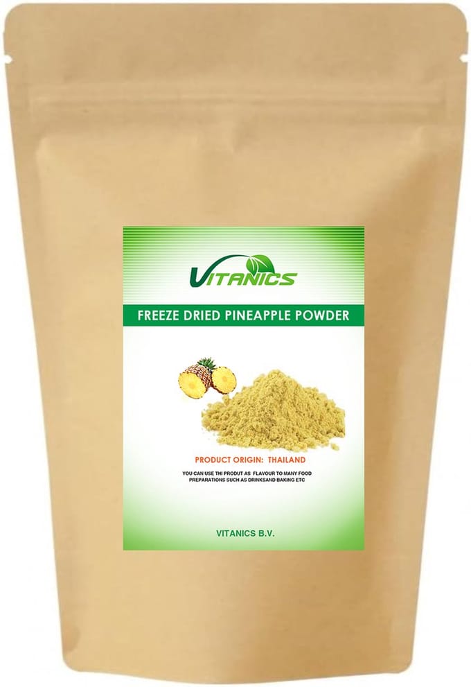 Ananas poeder gevriesdroogd (Pineapple Powder Freeze Dried) 500g