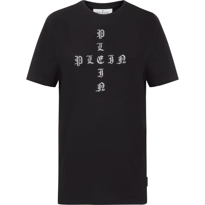 T-Shirt Ronde Hals Gothic Plein