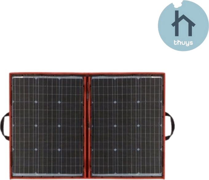 Thuys - Draagbaar Zonnepaneel - Opvouwbaar Zonnepaneel - Solar Charger - 80W - Efficiënt - Duurzaam
