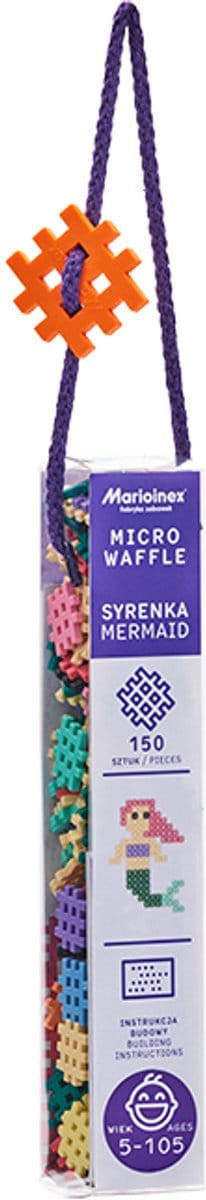 Micro wafel blokken zeemeermin 150 stuks - Marioinex - vanaf 5 jaar
