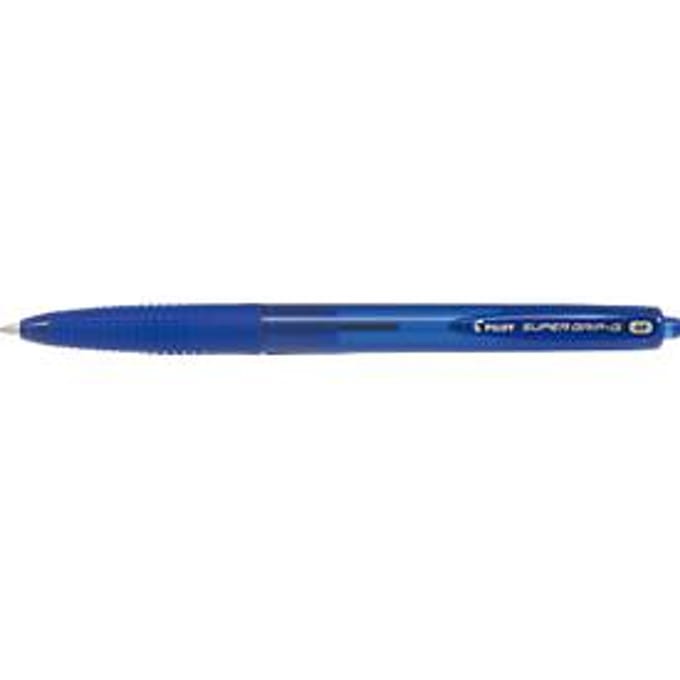 Balpen Pilot Super Grip G 2036, lijndikte M, 12 stuks, blauw