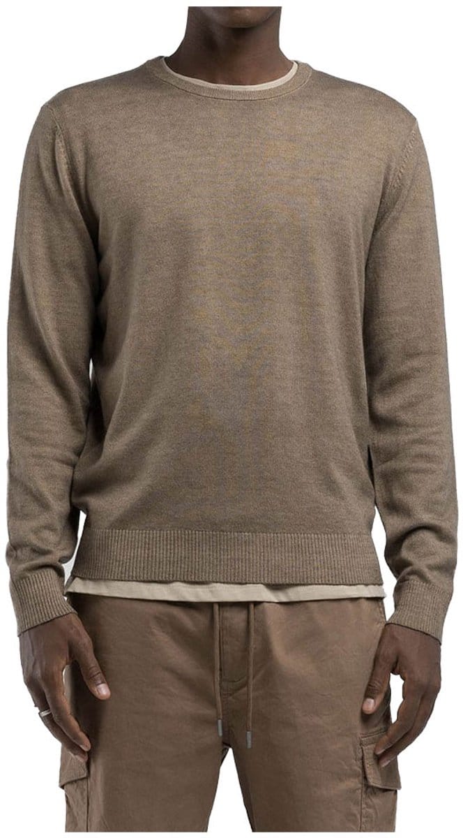 Replay Uk4463.000.g21901 Trui Bruin M Man