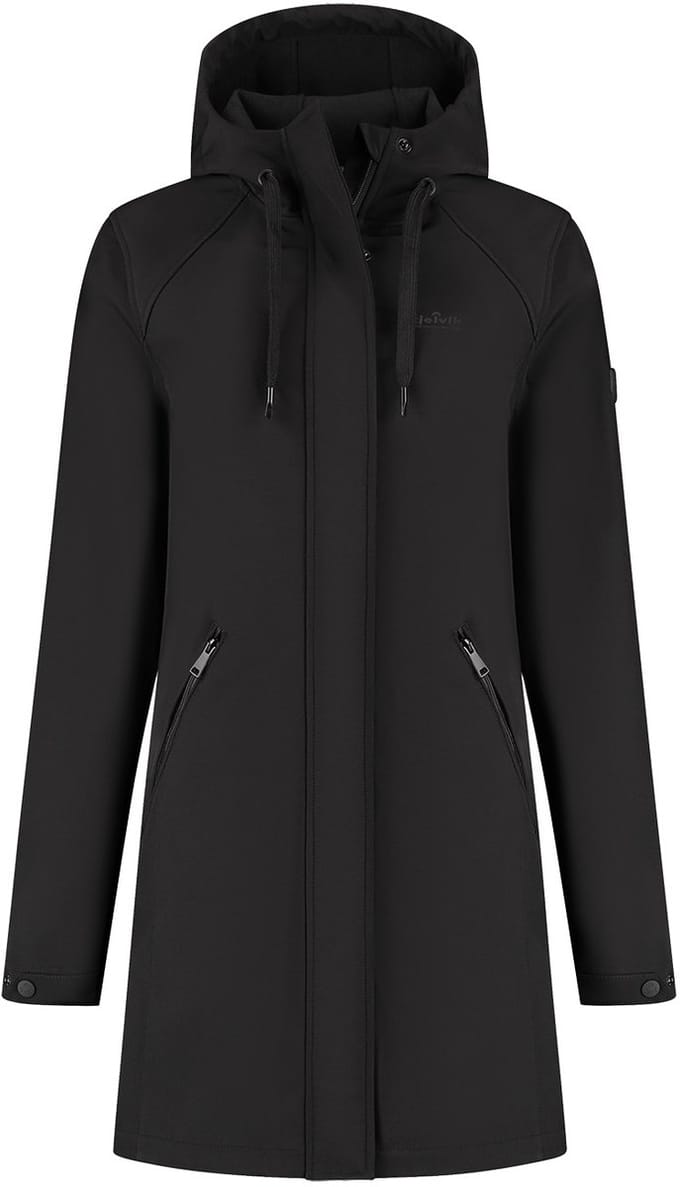 Kjelvik Outdoorjas Mila Zwart