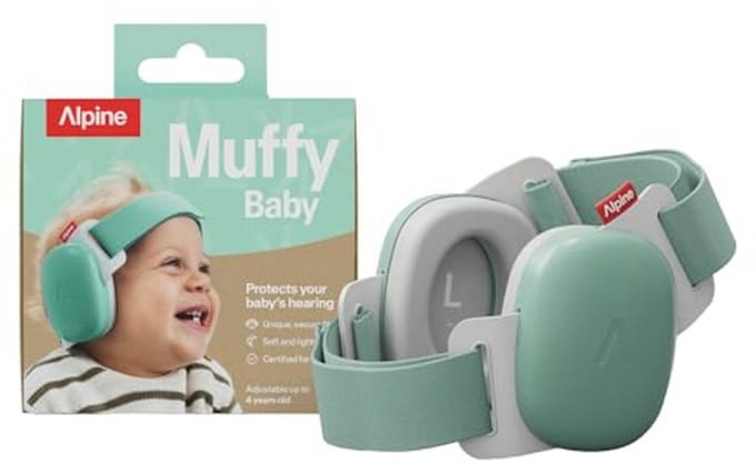 Comfortabele gehoorbescherming voor baby's en peuters, verstelbaar en gecertificeerd