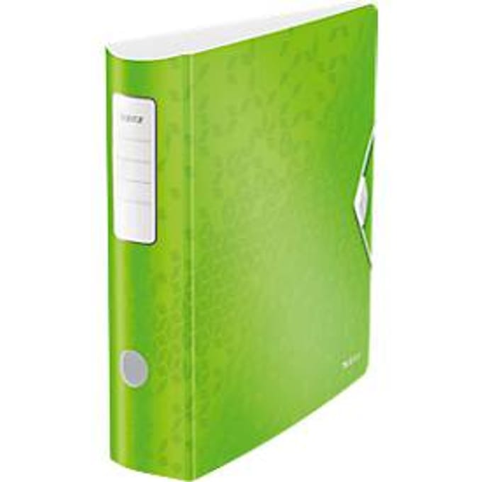 LEITZ® ordner Active WOW, A4, rugbreedte 82 mm, 5 stuks, groen