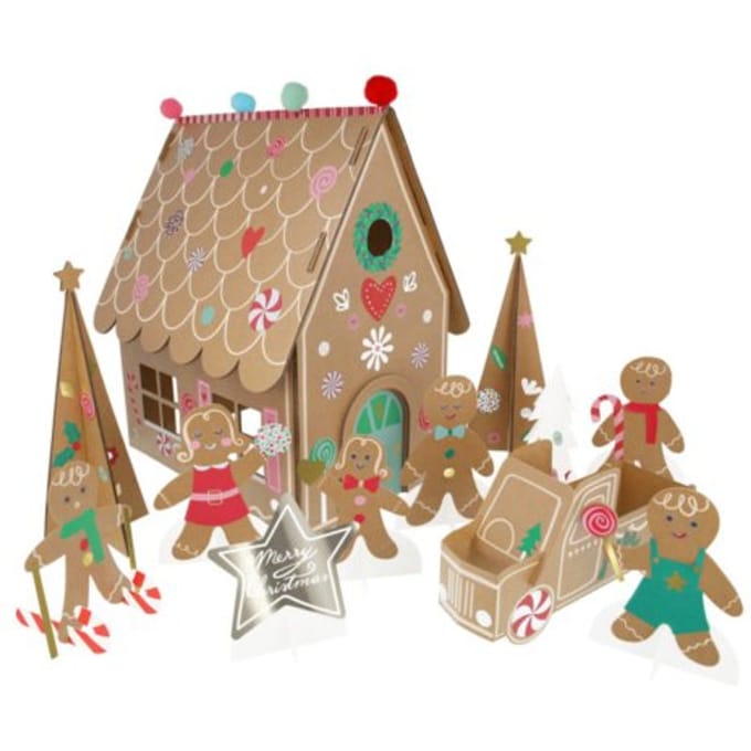 Meri meri kerst - advent kalender, gingerbread sticker