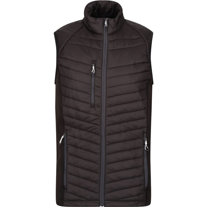 Regatta Heren Navigate Hybride Body Warmer (Zwart/Seal Grijs)