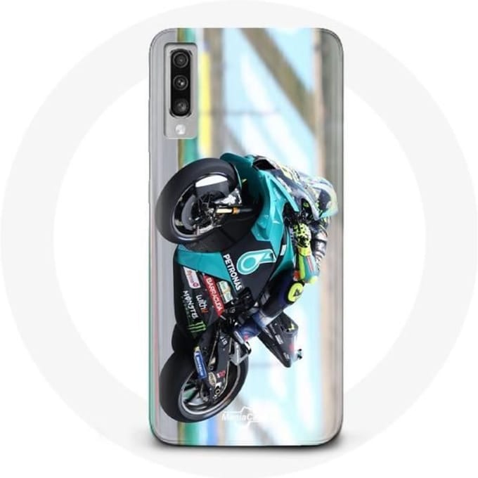 Coque Samsung Galaxy A70 Valentino Rossi pilote de moto