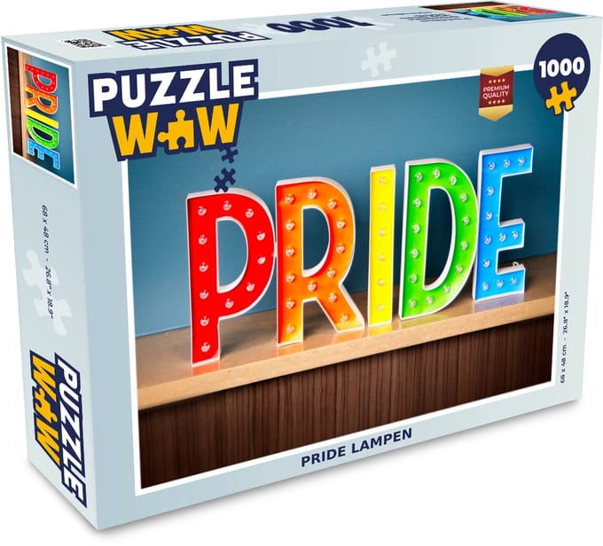 Puzzel Pride lampen - Legpuzzel - Puzzel 1000 stukjes volwassenen
