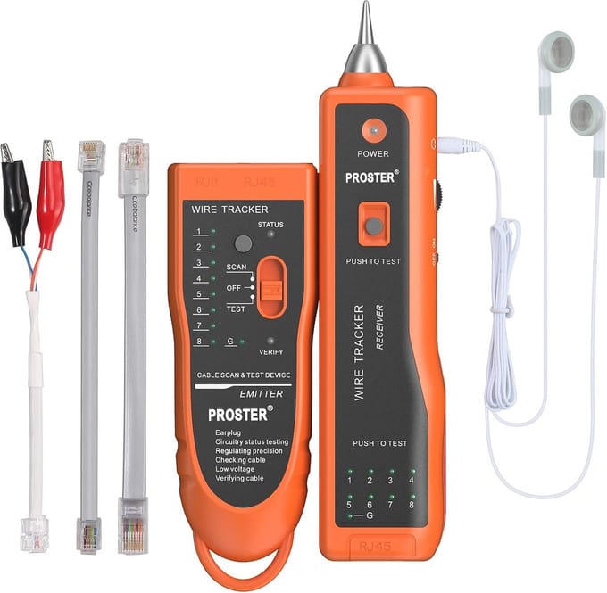 Handheld Netwerk Tester voor Kabel Traceren - Hoge Gevoeligheid & Multifunctioneel