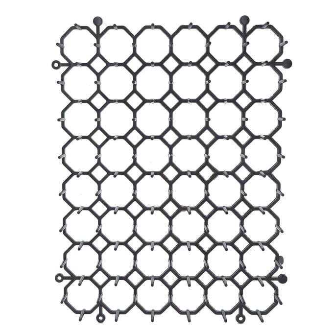 12 Stuks Kattenafschrikmiddel Mat Anti Kat Hond Netwerk Binnen Buiten Afweermiddel Training Plastic Spikes Mat black