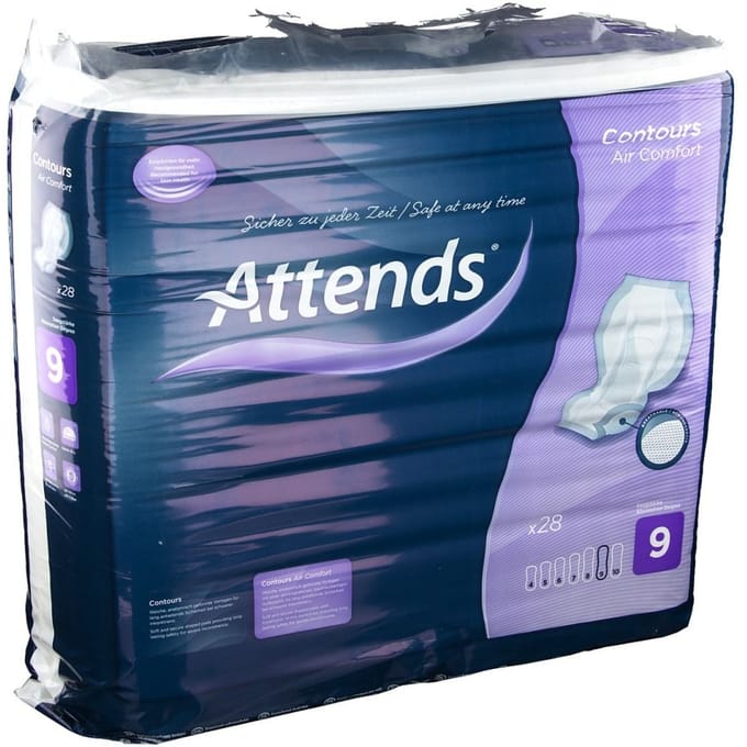 Attends® Contours 9 Inleg Air Comfort Maxi 28 Verband
