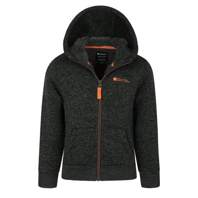 Mountain Warehouse Kinder/Kids Nevis Bontgevoerde Hoodie (Groen)