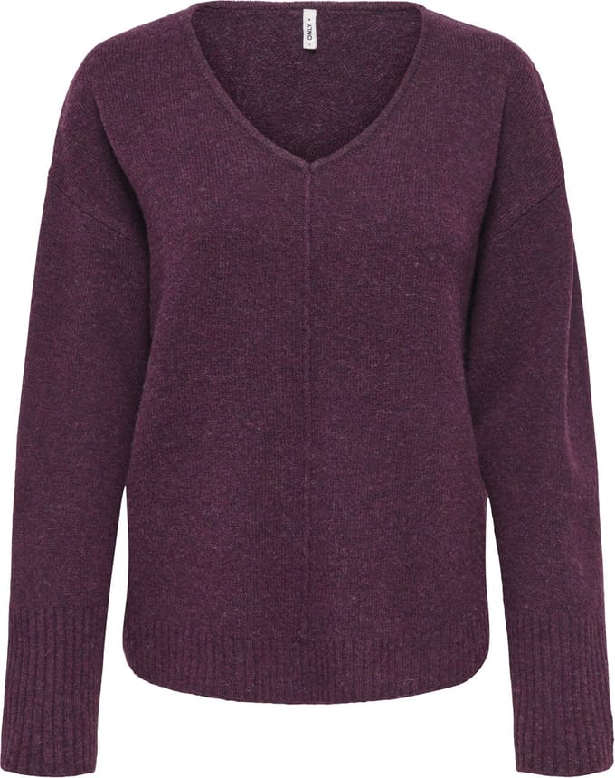ONLY - ONLWHITNEY LIFE LS V-NECK KNT - Dames - Gebreide truien