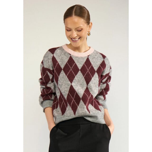Nümph Nutikla 707317 pullover medium grey mel