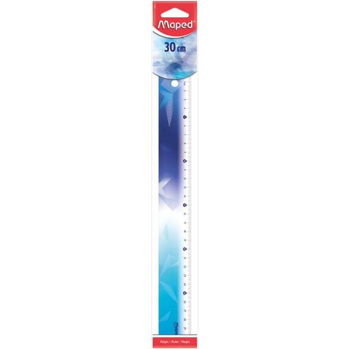 Liniaal Maped Arctic Vibes 30cm blauw