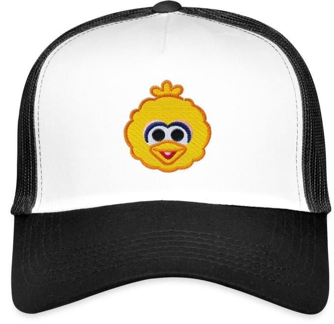 Sesamstraat Grote Vogel Borduurwerk Trucker Cap