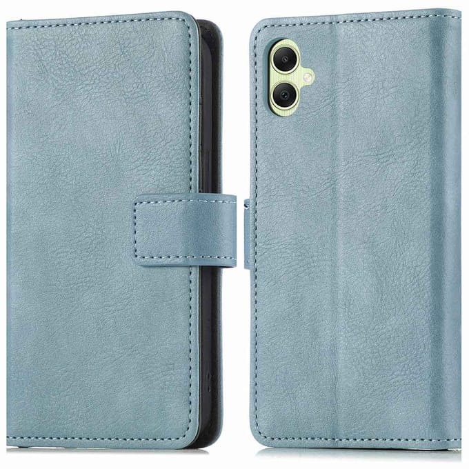 imoshion Hoesje - Geschikt voor Samsung Galaxy A05s - Luxe Bookcase - Lichtblauw