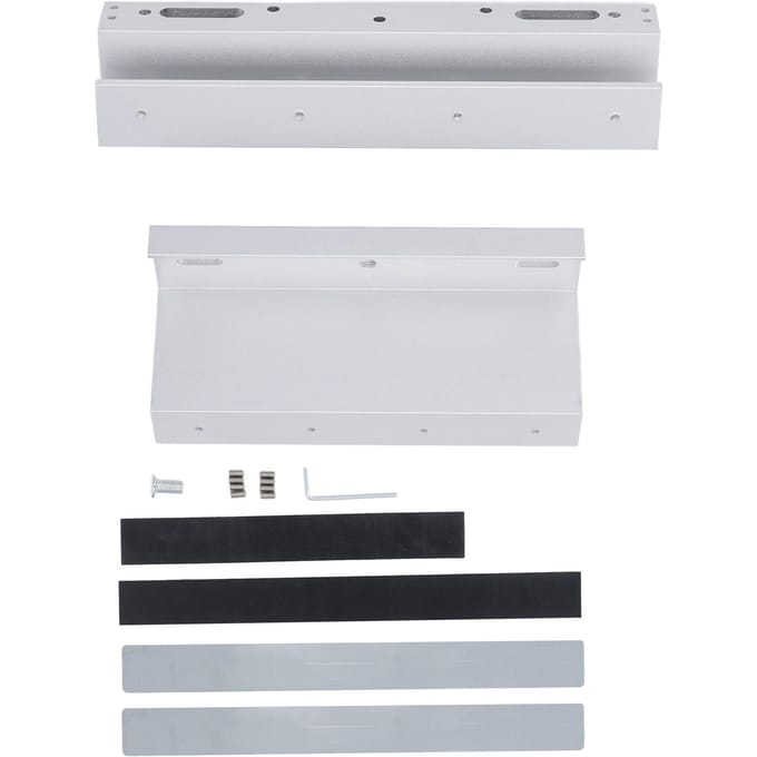 Support de verrouillage magnétique électrique 280 kg pour contrôle d'accès à une porte white