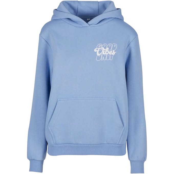 Damescapuchon met opdruk Miss Tee Good Vibes Puff