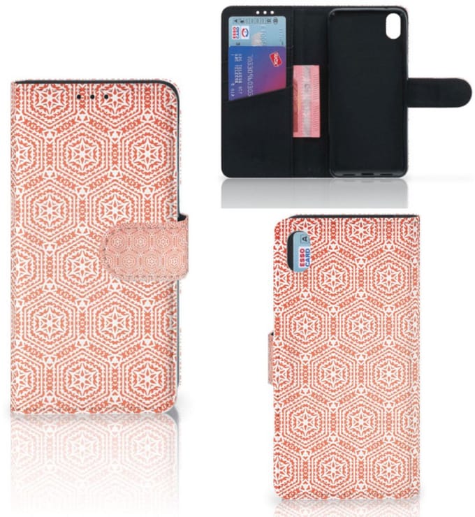 Xiaomi Redmi 7A Telefoon Hoesje Pattern Orange