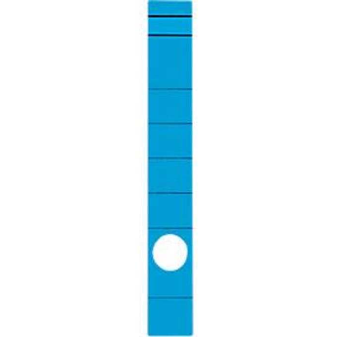 Rugetiket, rugbreedte 39 mm, zelfklevend, 10 stuks, blauw