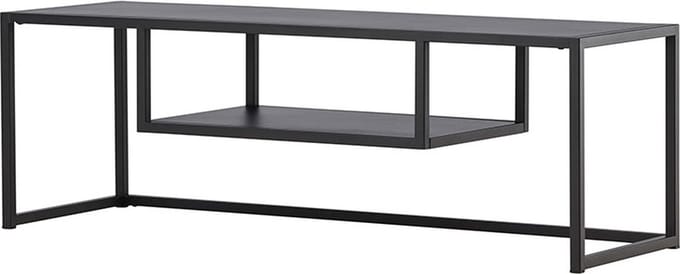 Riverside TV-meubel 1 plank zwart.