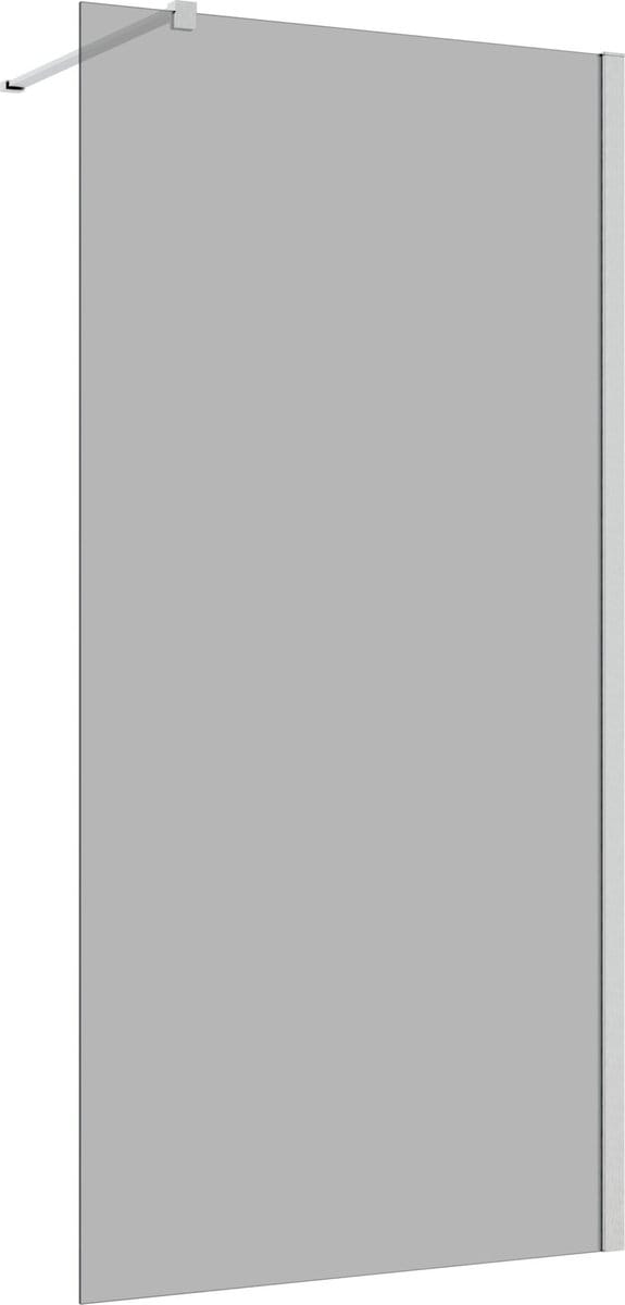 Inloopdouche 30x200 8mm Nano glas RVS serie Silvio rookglas