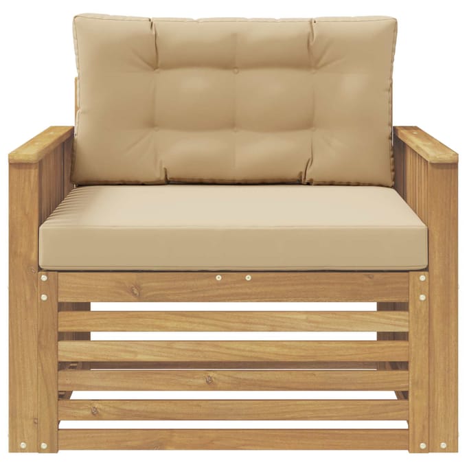 vidaXL - Buitensofa - Polyester - Wit