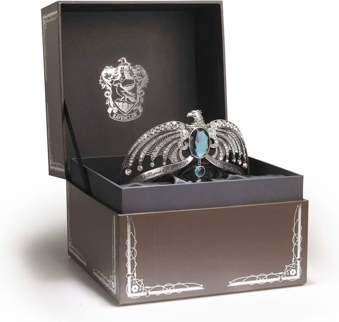 The Noble Collection Harry Potter Verzamelobject Ravenclaw's Diadem Zilverkleurig