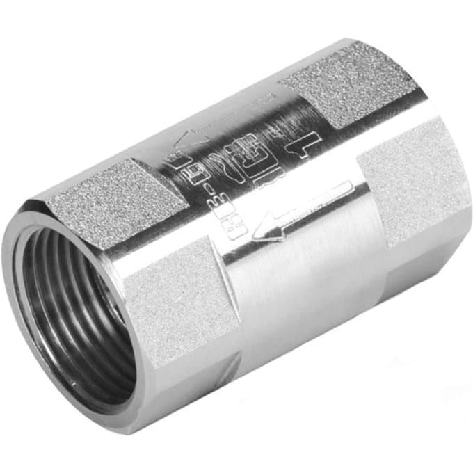 G1'' Verchroomde Messing Terugslagklep NBR 0.04-25bar (0.58-363psi)