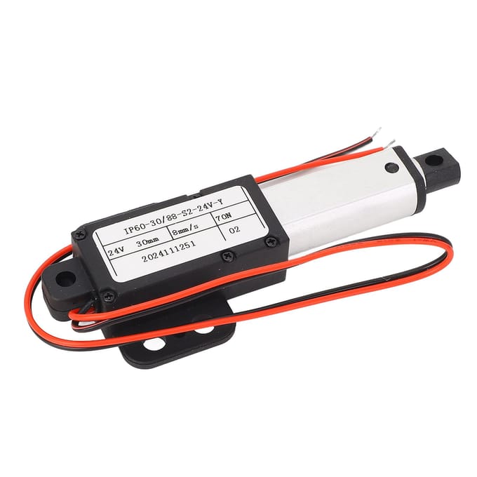 Actionneur Linéaire 30mm Course 8mms Poussée 70N Mini Actionneur Linéaire Électrique
