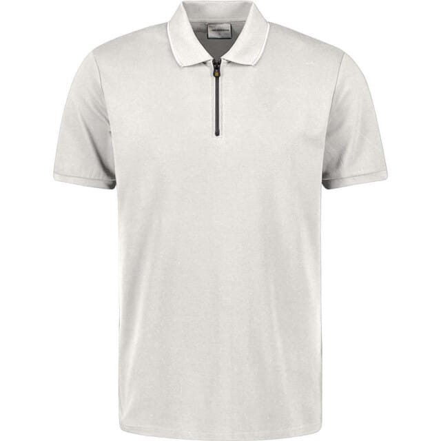 No Excess Polo liquid finished cotton chalk