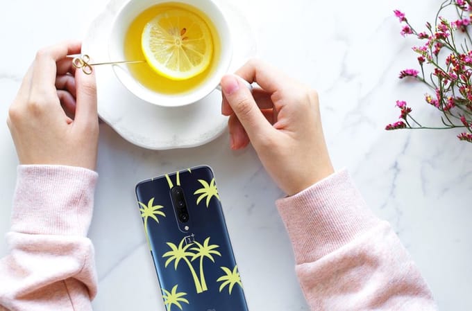 OnePlus 7 Pro TPU Case Palmtrees