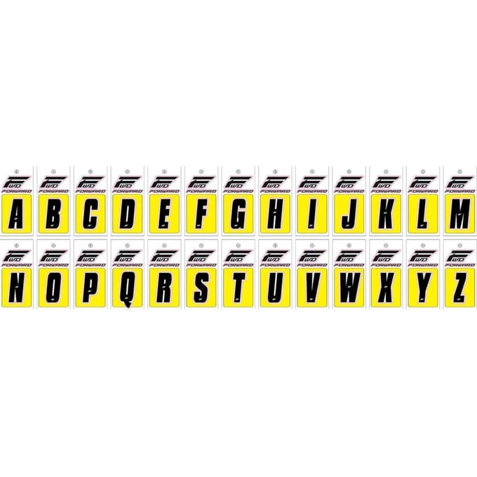 Stickers letter Forward A