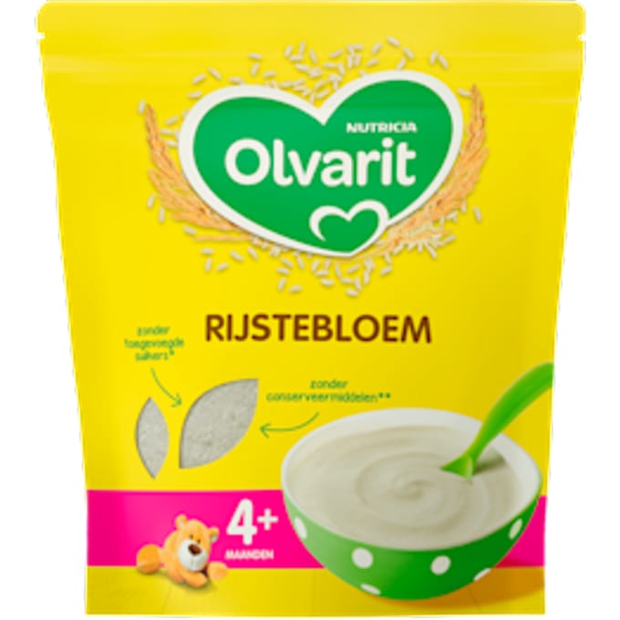 Olvarit Rijstebloem - geschikt vanaf 4+ maanden