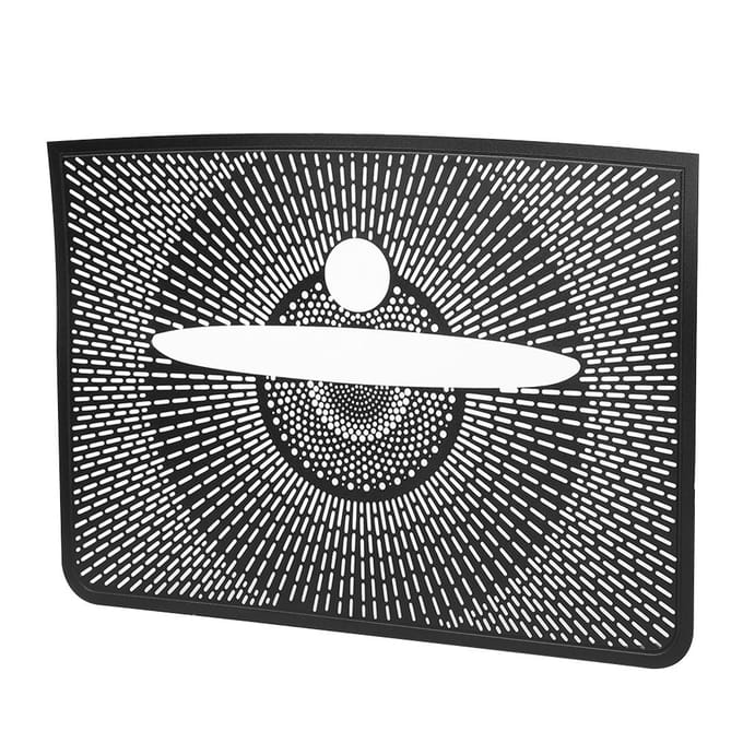 Zwarte Dashboard Speaker Cover Trim van Aluminiumlegering Past voor Mercedes Benz GLK 2013 2015 black