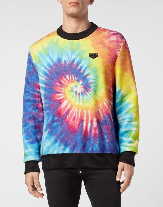 Pullover Ronde Hals Tie Dye
