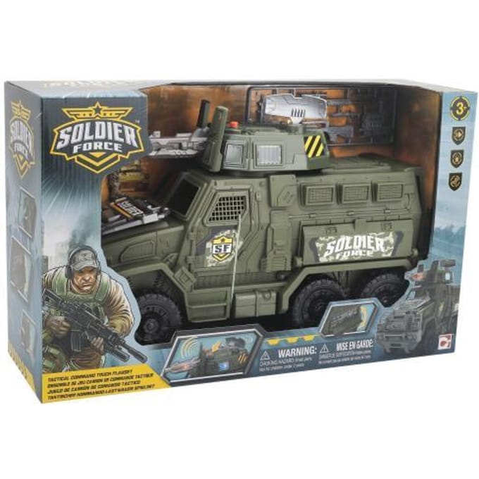 Soldier Force Battlefield Tactical Vehicle pantsertruck Soldaten
