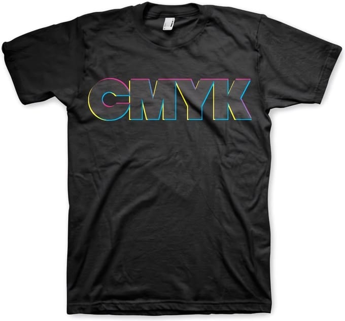 Hybris CMYK T-shirt zwart
