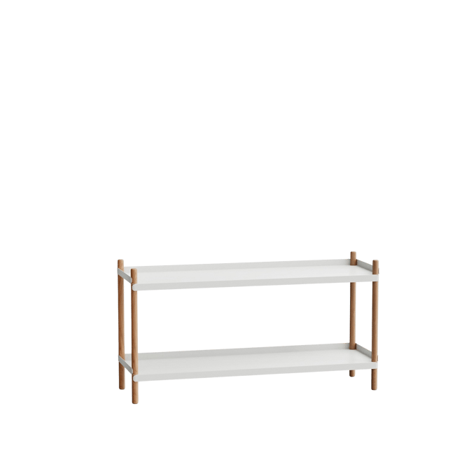 NINE BOLT Rek 100 x 53 cm - oak/grey