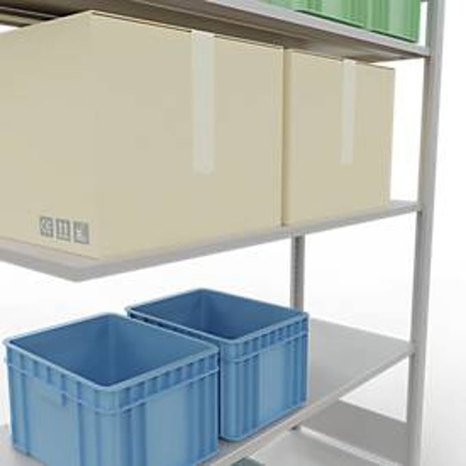 SCHULTE Lagertechnik - Stapelaanbouw met lengtebout - 2000x1300x500 mm, type 150 kg