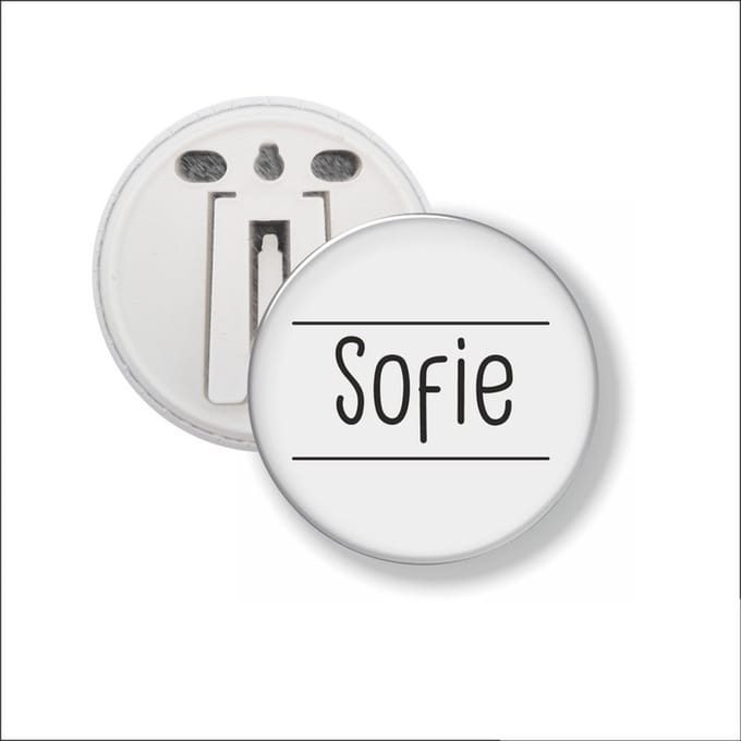 Button Met Clip 58 MM - Sofie