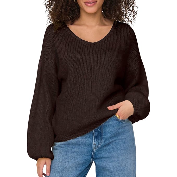 JDY - JDYDINEA L/S REVERSIBLE PULLOV. KNT Dames Trui