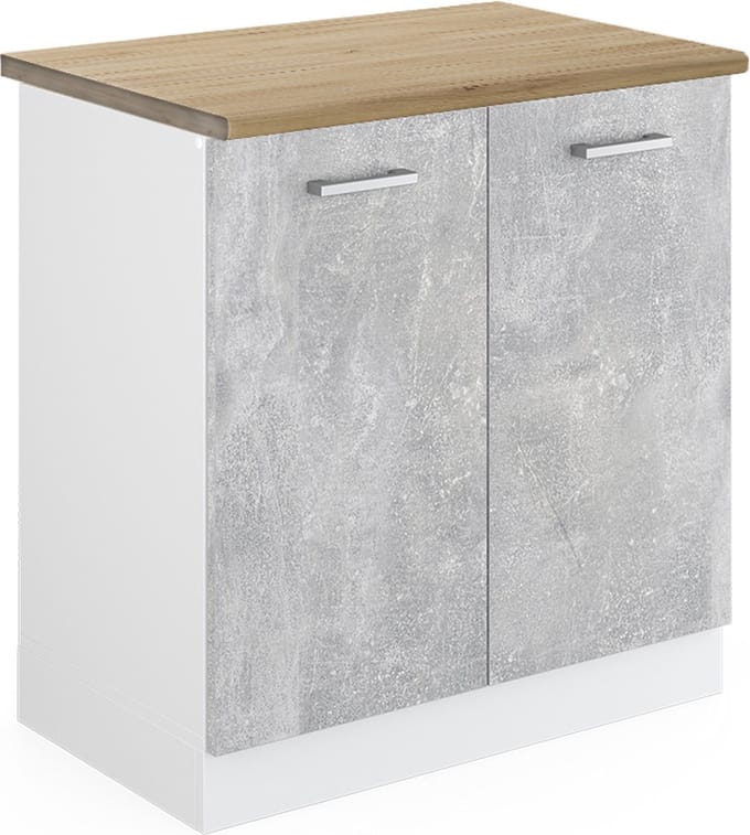 Vicco R-Line Wastafelkast – 80 cm, WB Eik Beton