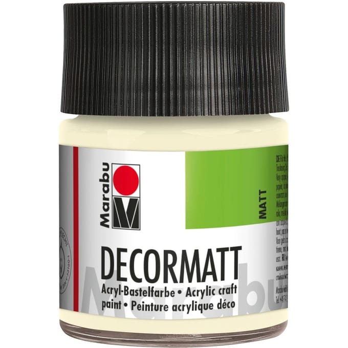 Marabou Decormatt, 50ml - Ivoorkleurig