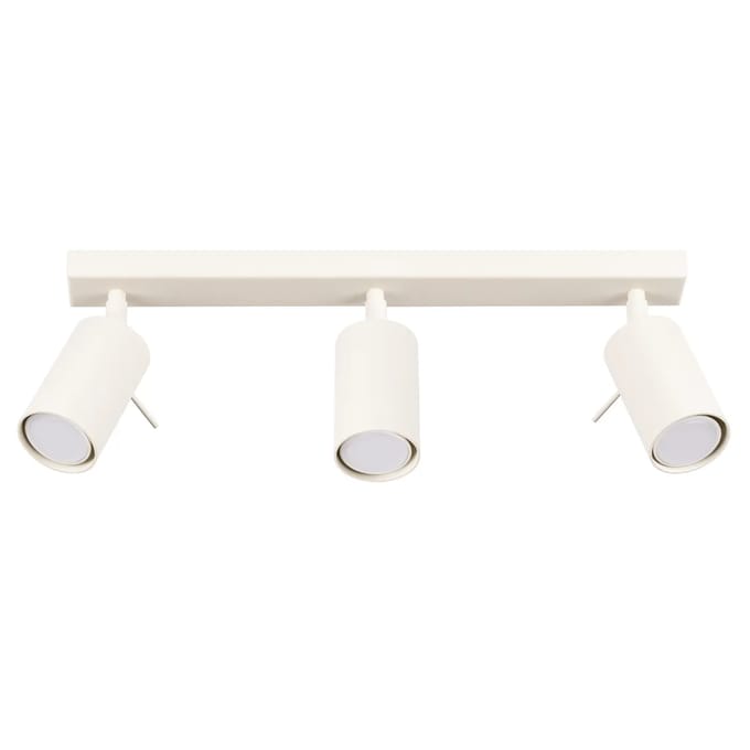Sollux Lighting Plafondlamp Ring - GU10 - beige - staal - 17x45x6cm