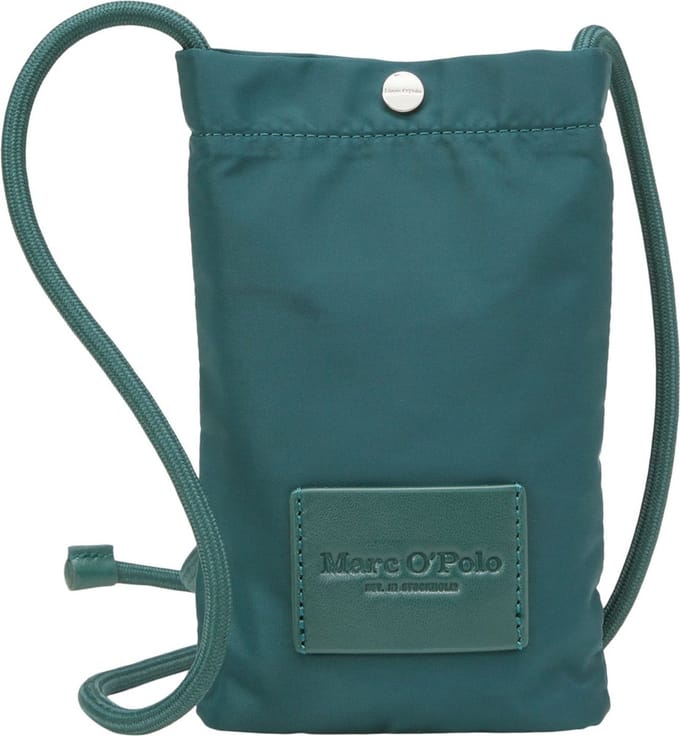 Marc O'Polo telefoontasje schoudertas Evyn Cellphone Bag Night pine groen