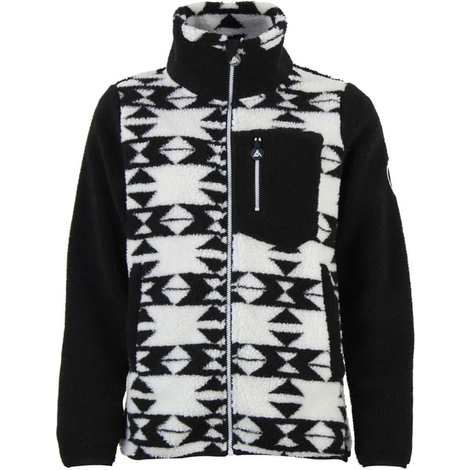 Dames fleece met rits en borstzak Peak Mountain Sherpa 350G