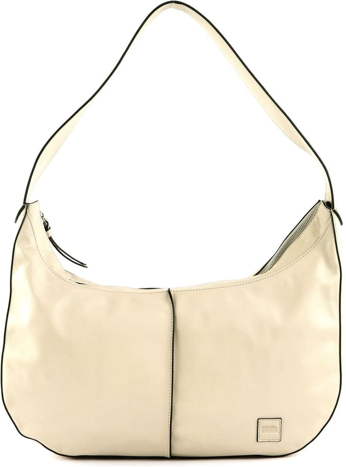 FREDsBRUDER Leren Schoudertas Ginsberg Shoulderbag Beige